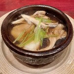 陶然亭 - 鱧と舞茸