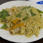 味包 - 幹豆腐のピーマン炒め