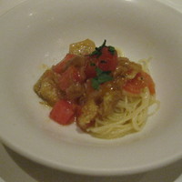 トラットリア・アルベロ - トマトとなすの冷製パスタ