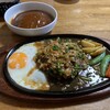 Furenzu - ダブルハンバーグ定食（鉄板・しょうゆソース　ボウル・デミグラス）　１６００円