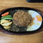 フレンズ - ハンバーグ定食（しょうがソース）　１１５０円
