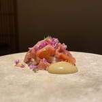 銀座 有涯 - 赤貝は低温調理