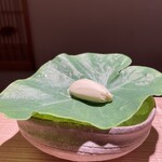 銀座 有涯 - 焼き茄子のアイス