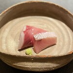 銀座 有涯 - 寒ブリ