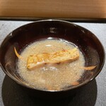 銀座 有涯 - お椀　アカツムと7種のキノコのすりながし