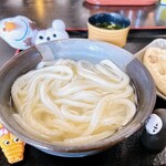 灸まんうどん - 釜あげうどん(小) 360円
            アツアツ☆  すごく美味しそうなのです