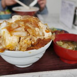 みくに食堂 - 上カツ丼（大盛り）