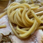 極太めん　ひでまる - 麺アップ