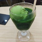 和カフェ 京あんじゅ - 抹茶フロート880円