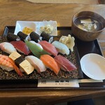 浜寿司 - 料理写真:にぎり寿司（1.5倍）¥1430