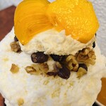 こひる庵 - 実りのタルト〈柿〉通常サイズ1650円　ラムミルク変更＋100円