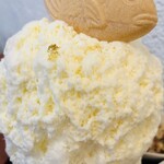 こひる庵 - 金箔は最初のひと口！おめでたいことがありますように♡