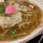 無敵のおやじ - 平打ち麺が旨い！