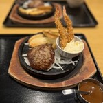 Hambagu Semmon Tenzabagu - ハンバーグ&海老フライ 1,550円