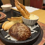 Hambagu Semmon Tenzabagu - ハンバーグ&海老フライ 1,550円