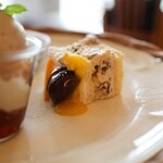 Afternoontea Tearoom - 渋川栗とオレンジのショートケーキ