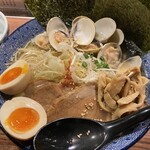 和風楽麺 四代目 ひのでや - はまぐりラーメン全部のせ　大盛り