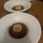 Sua.  - 焼きリゾット 帆立のポワレ 