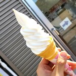 プレジール - 料理写真:ソフトクリーム(￥400)、暑いうちに。