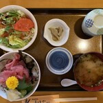 あゆや よねくら - なかおち丼