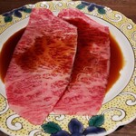 USHIMITSU - 和牛サーロインのすき焼き