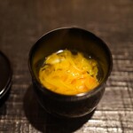 新ばし 星野 - アナゴの菊花椀