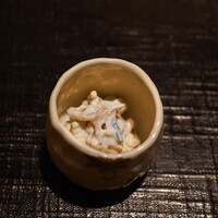 新ばし 星野 - 柿なます 胡麻酢あえ