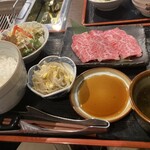 Yakiniku Nikuhide - カルビ定食