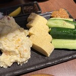 Shimbashi Shamo Rokku Sakaba - 前菜３種盛り合わせ