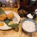 とんかつ 串揚げ 優膳 - 