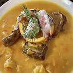 燻香廊 - スモークチキンとベーコンのオレンヂソース煮