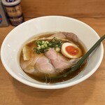 麺屋 はなぶさ - 中華そば＋チャーシューご飯　1,050円