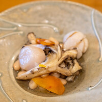 La Stalla - 2023.10 白インゲン豆 舞茸 沙留産ホタテ貝 ボッタルガ