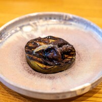 La Stalla - 2023.10 ゆずもファーム産翡翠茄子グリル ハナイグチ 霞ヶ浦産ビアンケッティ（白魚）