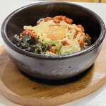 韓食班家 - チーズダッカルビ石焼ビビンバ定食