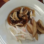 アメリカンクラブハウス - キノコソースのハンバーグ