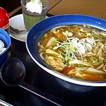 味の民芸 - 黒酢の酸辣スープうどん