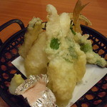 とんがらし - キスの天ぷら