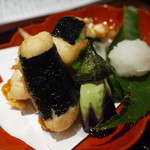 ふじ原 - 生うにトロロいそべ揚げ