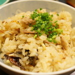 まにわ - 秋刀魚の土鍋ご飯