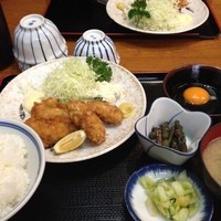 浅草 魚料理 遠州屋 - カキフライ定食（2013/10)