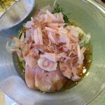 中華そば 深緑 - 鰹のぶっかけ/アップ