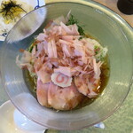 中華そば 深緑 - 鰹のぶっかけ