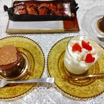 ピュイサンス - いちじくのタルト(写真奥)も絶品！