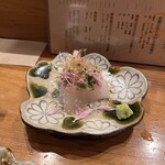 Shokudou Kado - 真鯛　薬味醤油