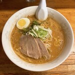 Ramen No Akarenga - 上から味噌ラーメン