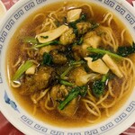 中国料理 小花 - 牡蠣そば（ラーメン）