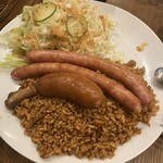 6saco dining - ジャンバラヤ＆ソーセージ