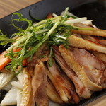 Nouka Sakaba Dohatten - 大和肉鶏もも鍬(くわ)焼き　1078円　