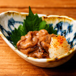 Salted squid liver soy sauce